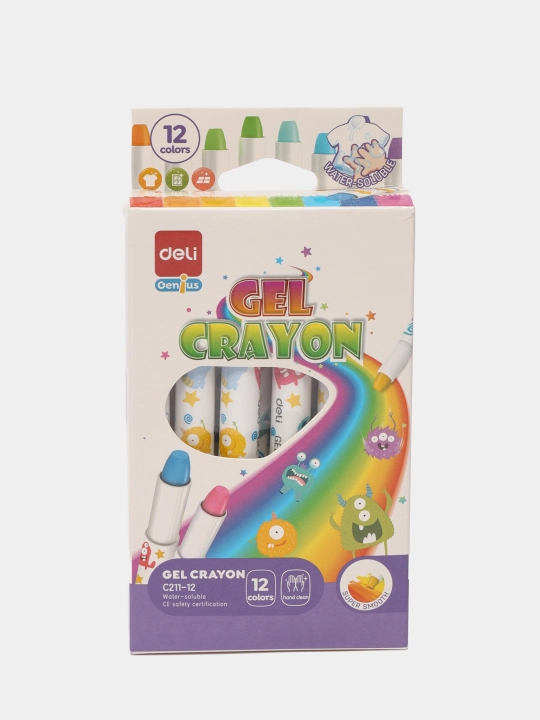 Yog'li pastellar Deli C211-12, 12 rang - 