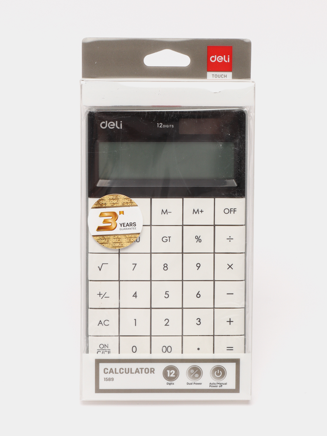 Калькулятор "Deli" E1589, 12 цифр, 164.6*129.9*14.6 мм q0000011280 - 