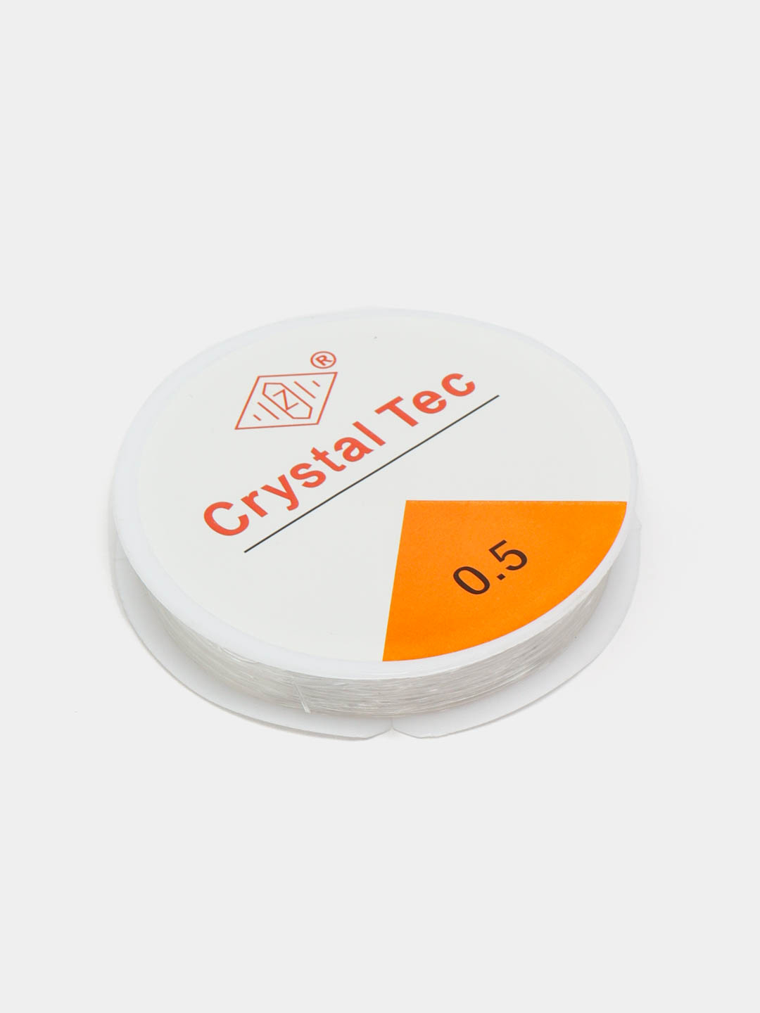 348403. Crystal Tec силиконовая нить. Эластичная нить для бисера. Леска для бисера 0.6 мм. Леска резинка.