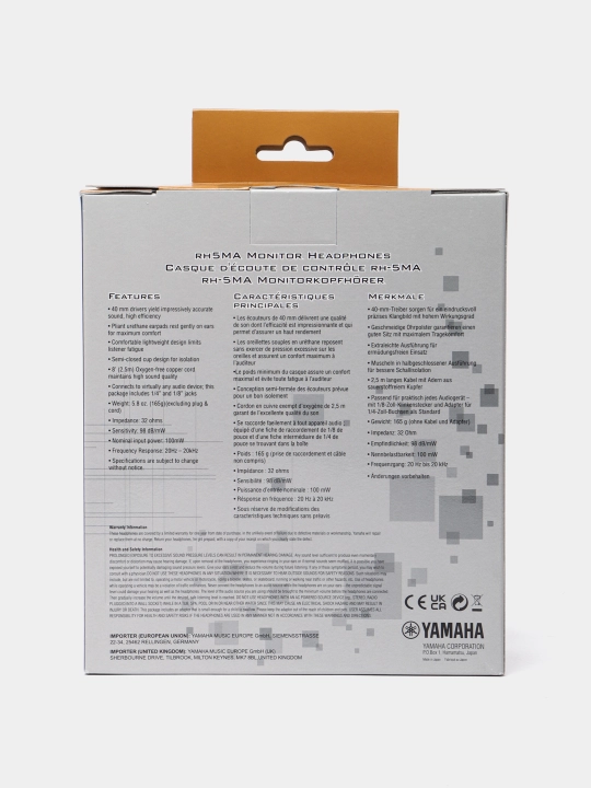 Студийные наушники YAMAHA RH5MA "Made in Japan"