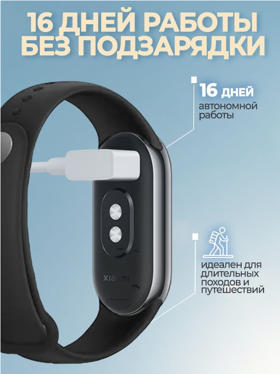 Умный фитнес браслет часы Xiaomi Smart Mi Band 8 купить по низким ценам ...