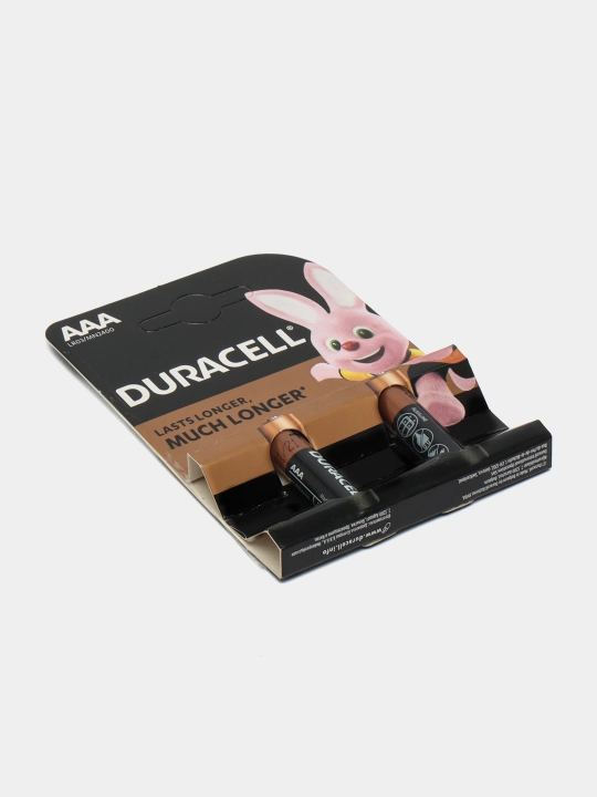 Duracell mitti batareyalari AAA,  1.5V LR03 (2 dona)