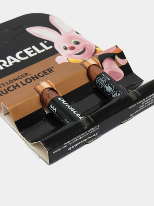 Duracell mitti batareyalari AAA,  1.5V LR03 (2 dona)