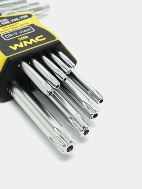 Набор ключей Г-образных Torx WMC-5098, 9 предметов в блистере