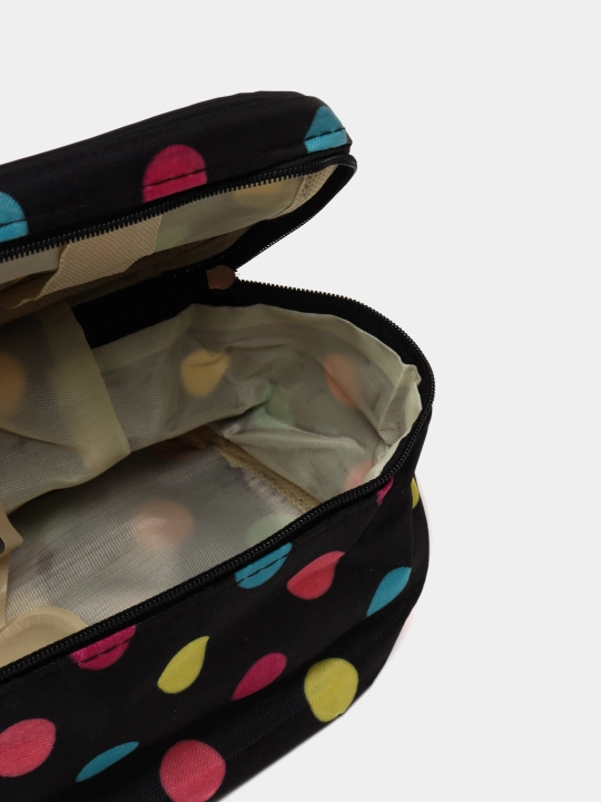 Kosmetik sumka-organizer, fermuar bilan