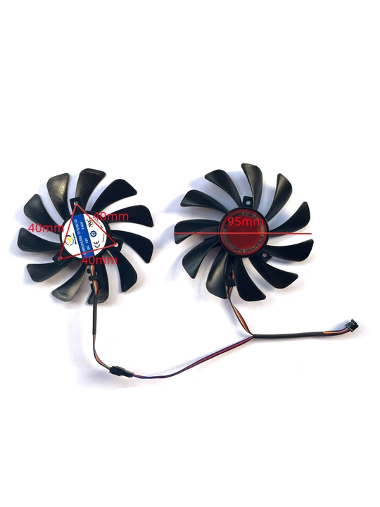 Кулер для видеокарты XFX FDC10U12S9, 95 мм