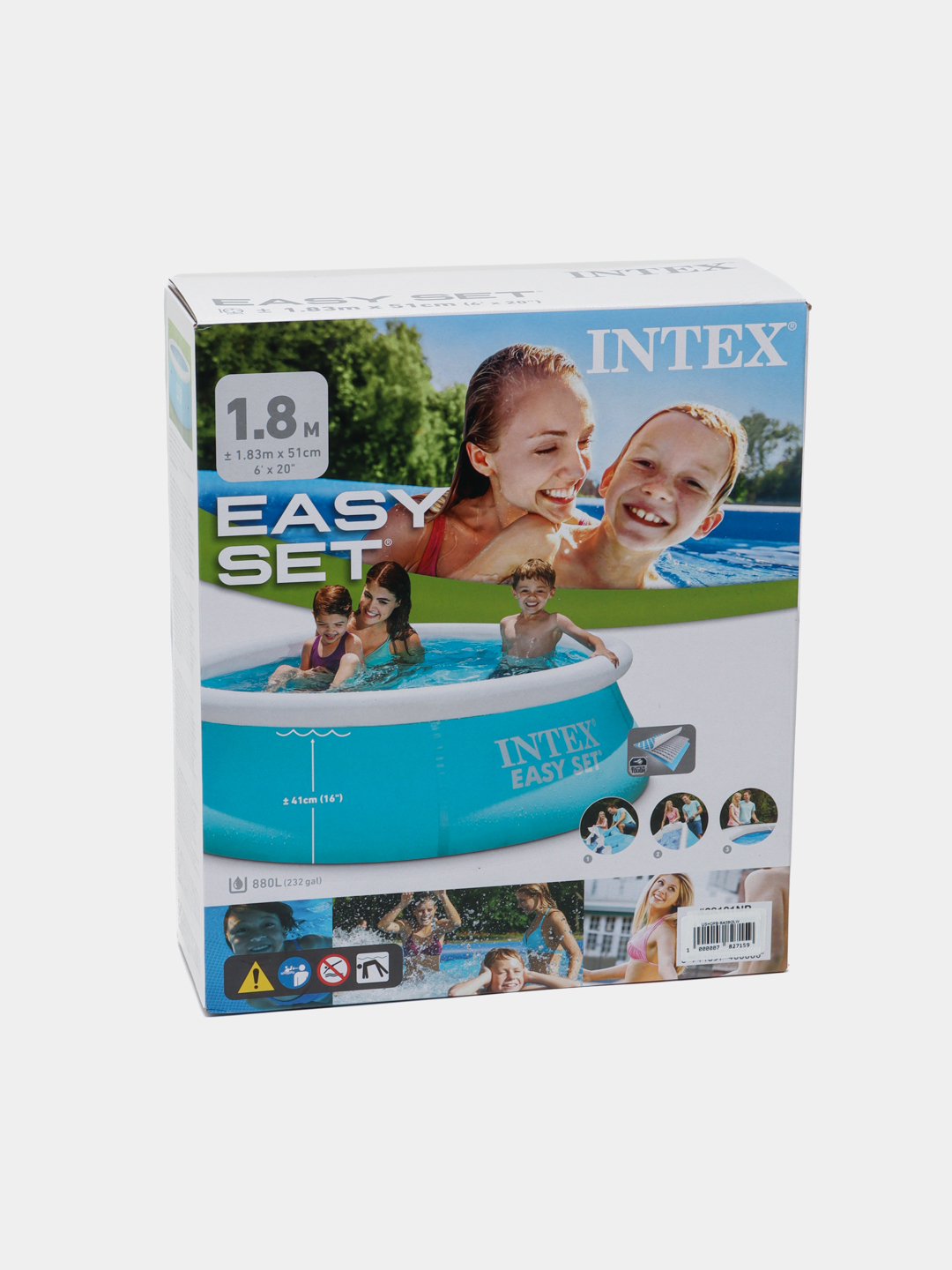 Надувной бассейн INTEX #28101, 1.8 м + насос в подарок купить по низким ...