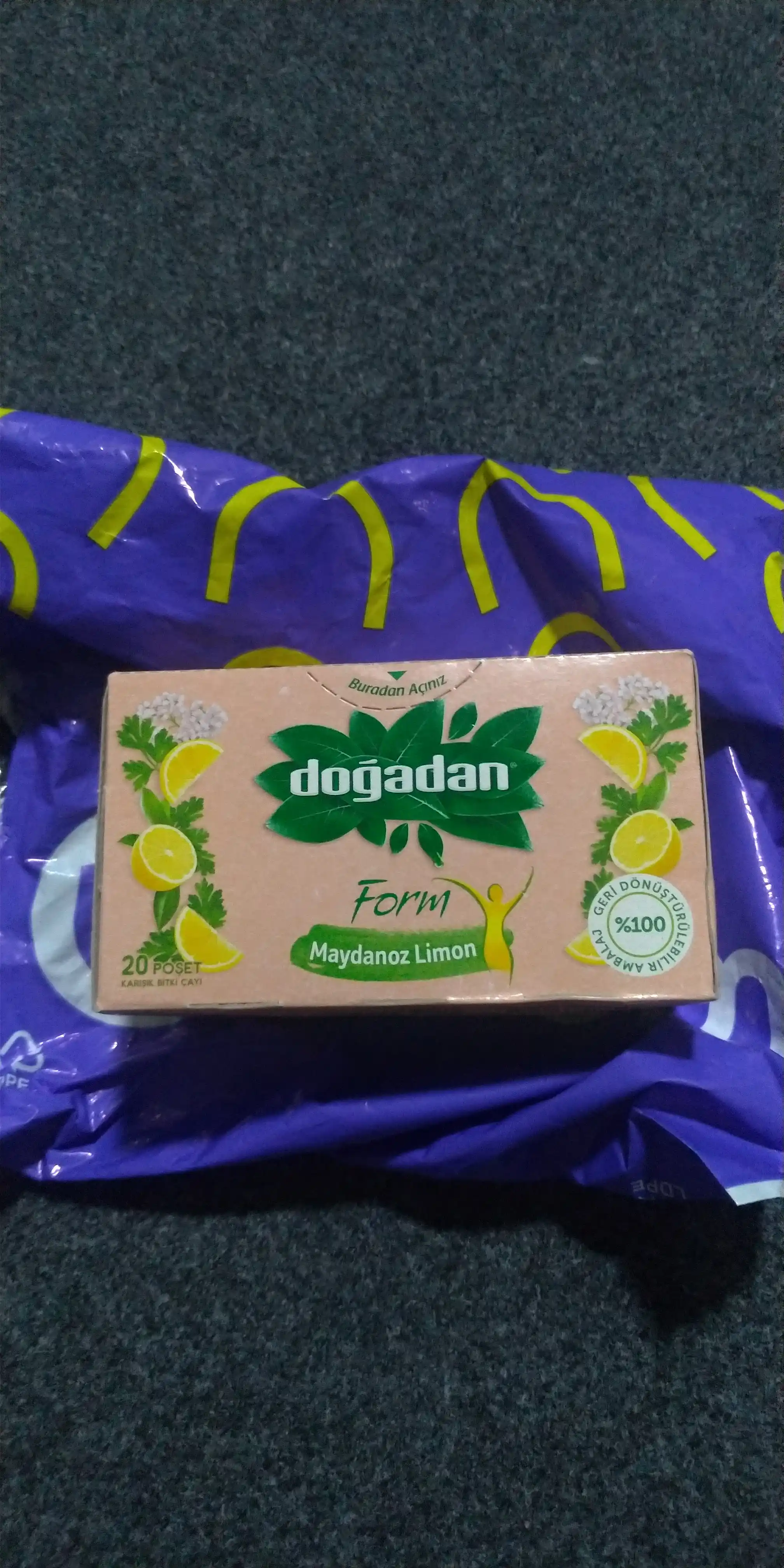 Турецкий чай для похудения Dogadan Form, 20 пакетиков, 6 видов