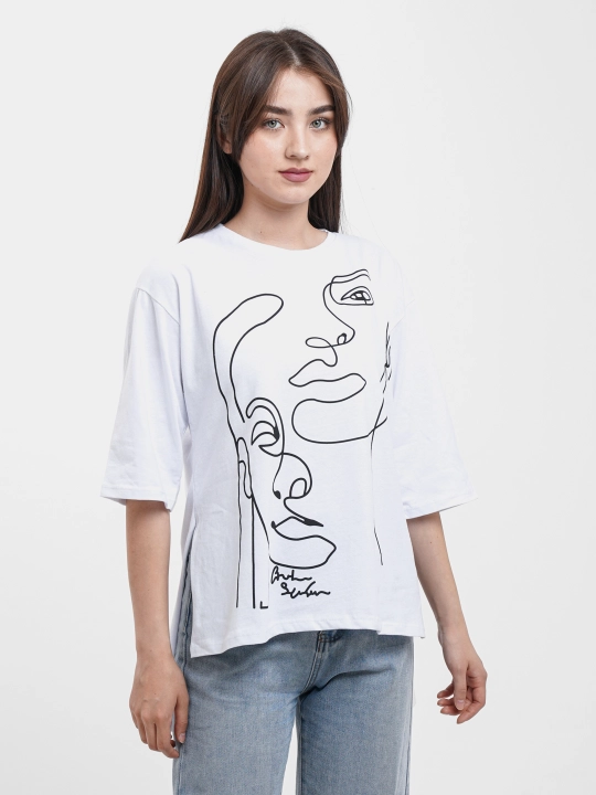 Футболка женская oversize PUNCH - 
