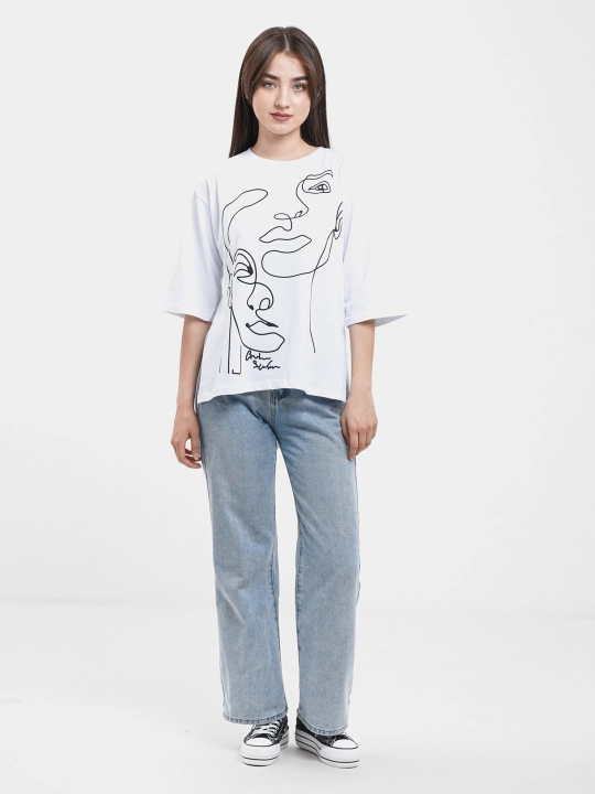 Футболка женская oversize PUNCH