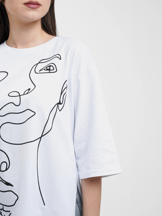 Футболка женская oversize PUNCH