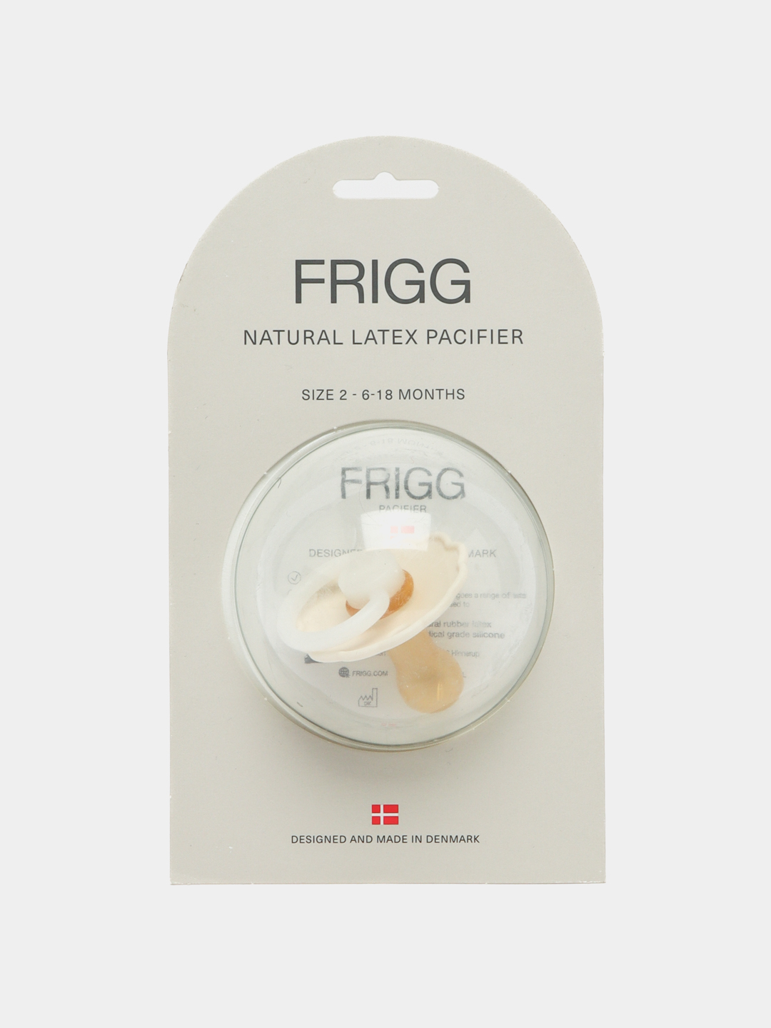 Пустышка Frigg Daisy Latex Cream Night, 6-18 месяцев