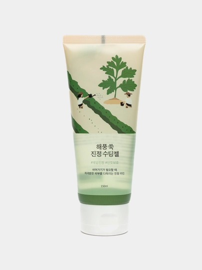 Shuvoq bilan engil tinchlantiruvchi gel ROUND LAB Mugwort calming soothing gel, 150 ml