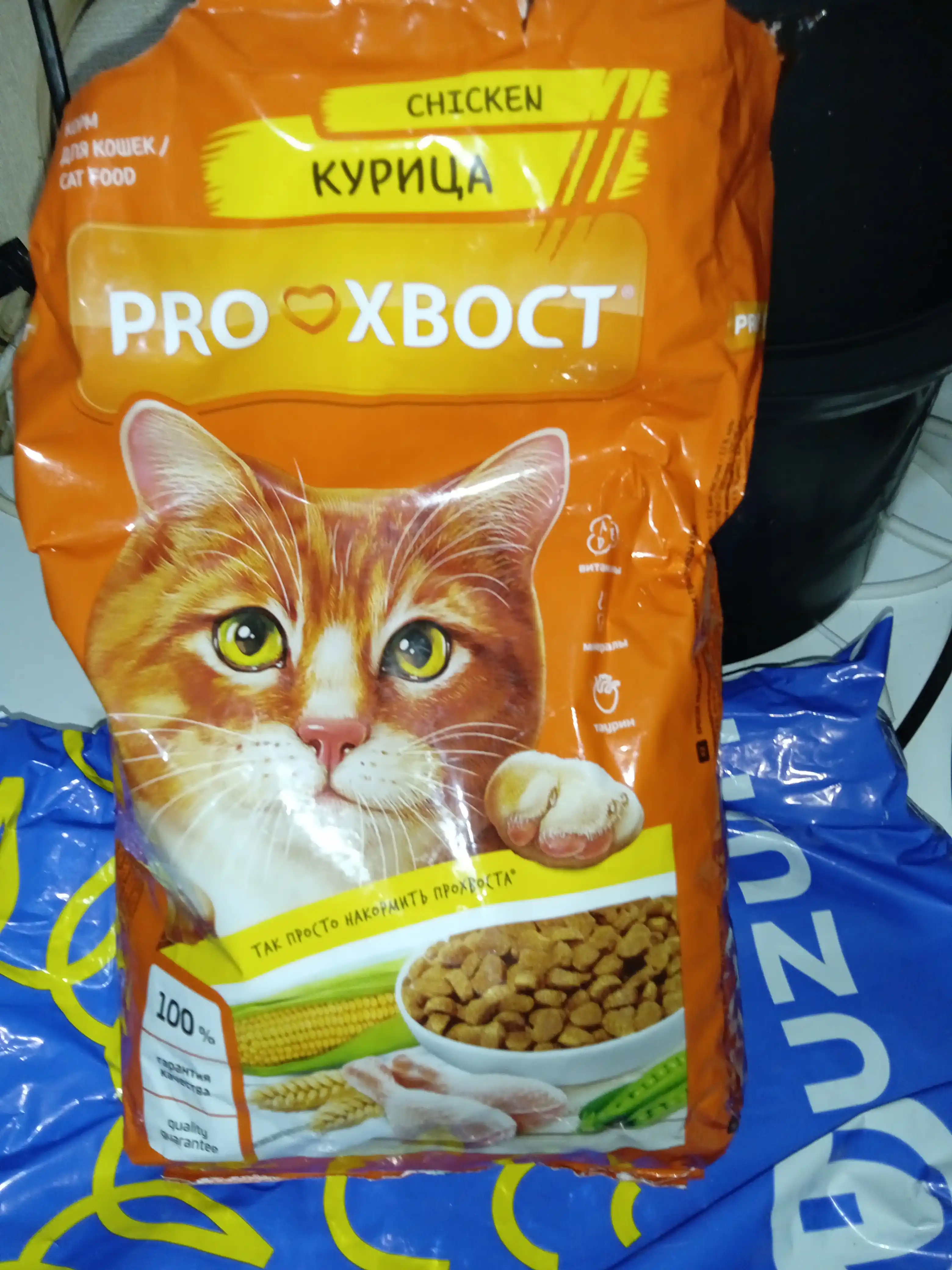 ProХвост сухой корм для кошек, курица, 800 гр