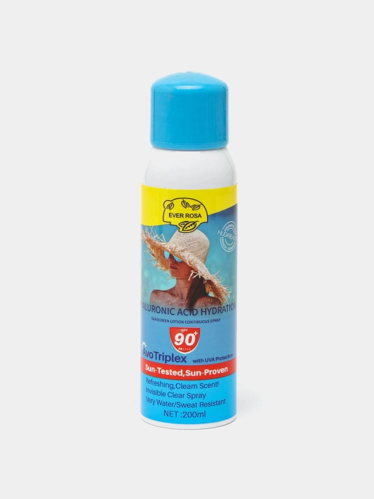 Quyoshdan himoya spreyi Ever Rosa SPF90+++ 5 Turlari, 200 ml