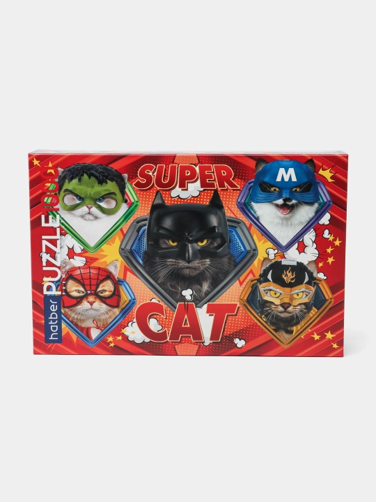 Пазл Hatber Premium Supercat, А2ф, 680 * 480 мм, 1000 элементов - 