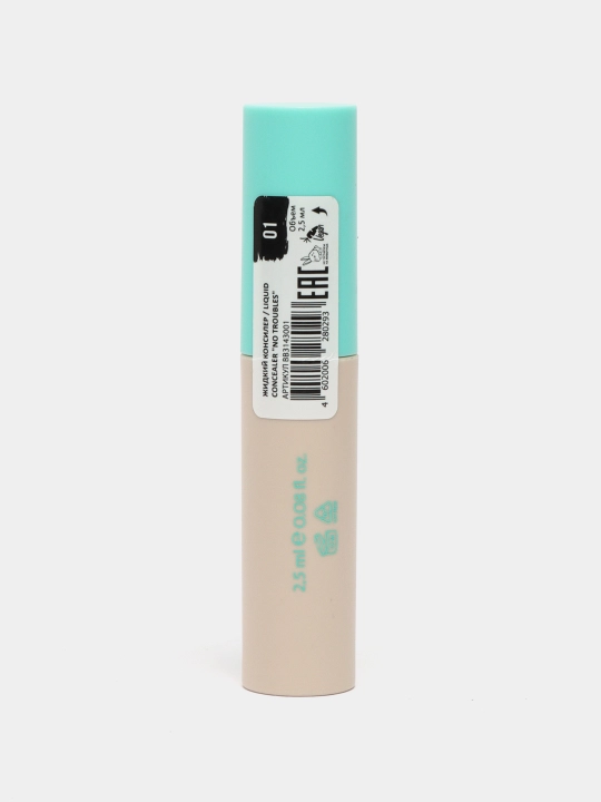 Suyuq konsiler Beauty Bomb, No Troubles, ton 01, 2.35 g