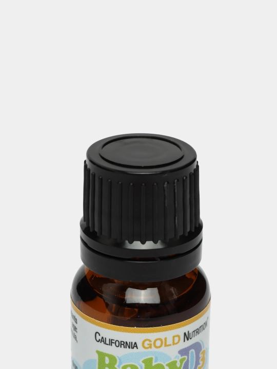 Жидкий витамин Д3 для детей California Gold Nutrition, Baby D3, 400 МЕ, 10 мл