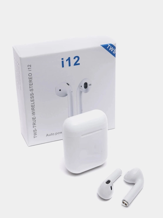 Simsiz sensorli quloqchinlar TWS i12, i13, i14, i16, mikrofon va keys bilan