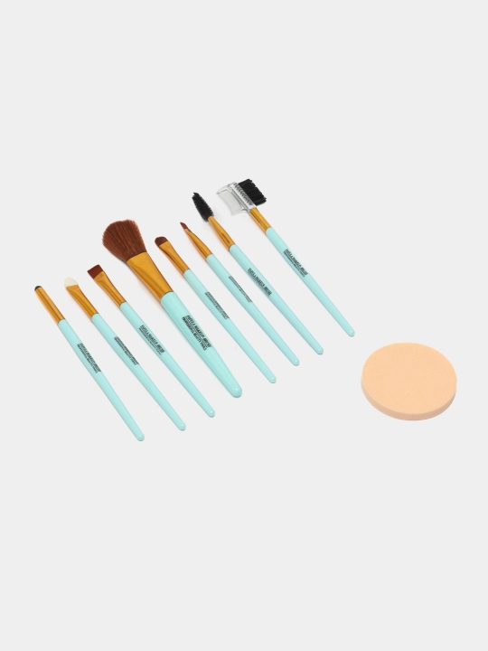 Набор кистей для макияжа Fashion make up brush With Powder puff, 8 шт 