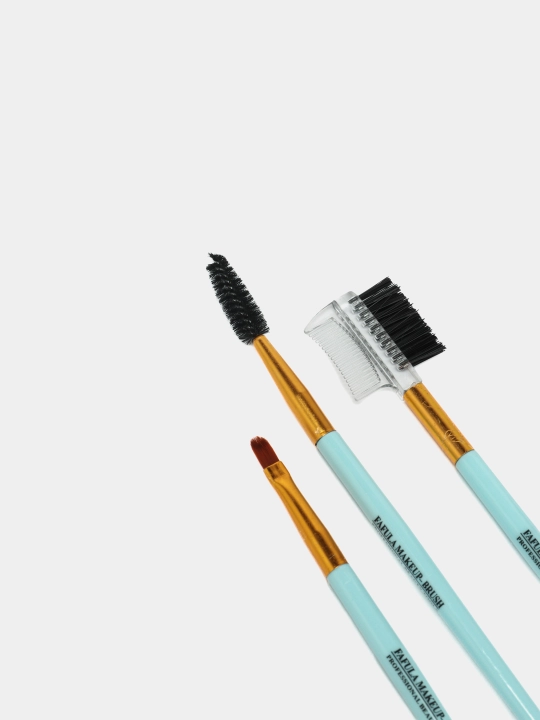 Набор кистей для макияжа Fashion make up brush With Powder puff, 8 шт 