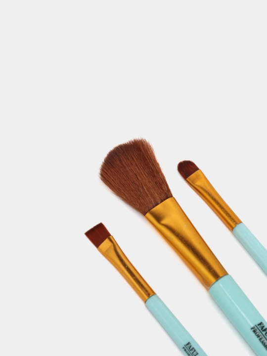 Набор кистей для макияжа Fashion make up brush With Powder puff, 8 шт 