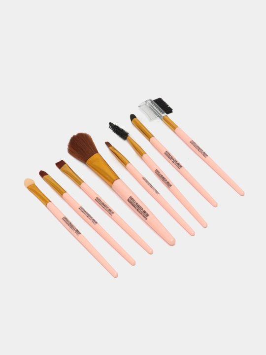 Набор кистей для макияжа Fashion make up brush With Powder puff, 8 шт 
