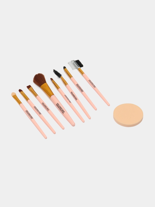 Набор кистей для макияжа Fashion make up brush With Powder puff, 8 шт 