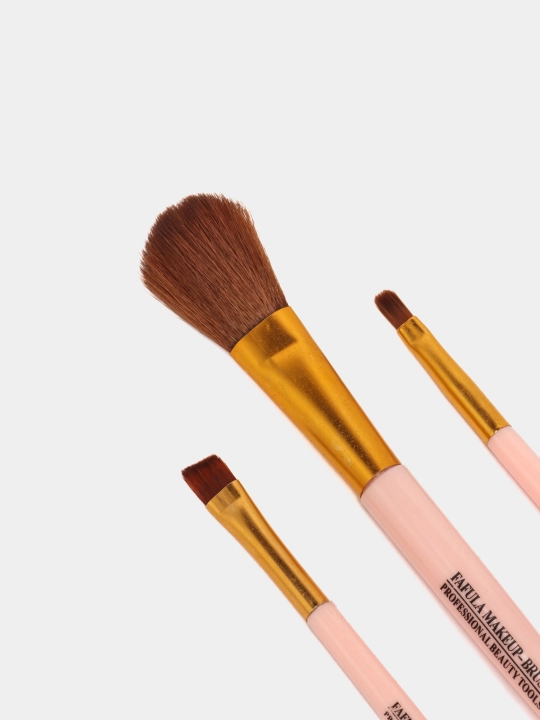 Набор кистей для макияжа Fashion make up brush With Powder puff, 8 шт 