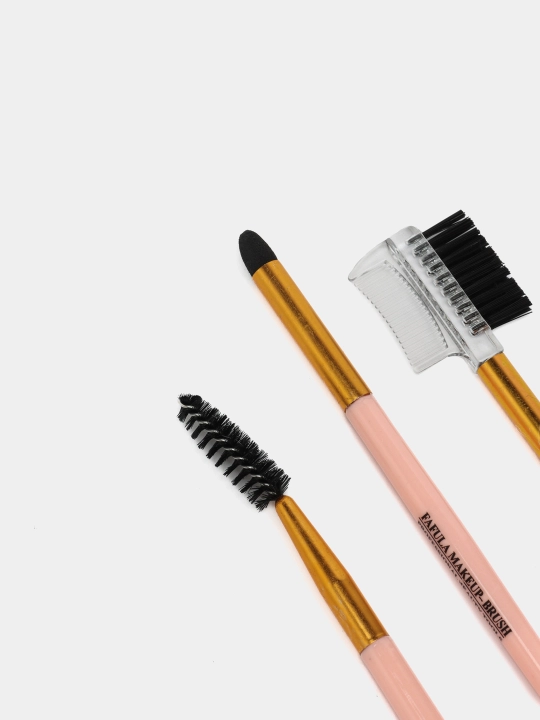 Набор кистей для макияжа Fashion make up brush With Powder puff, 8 шт 