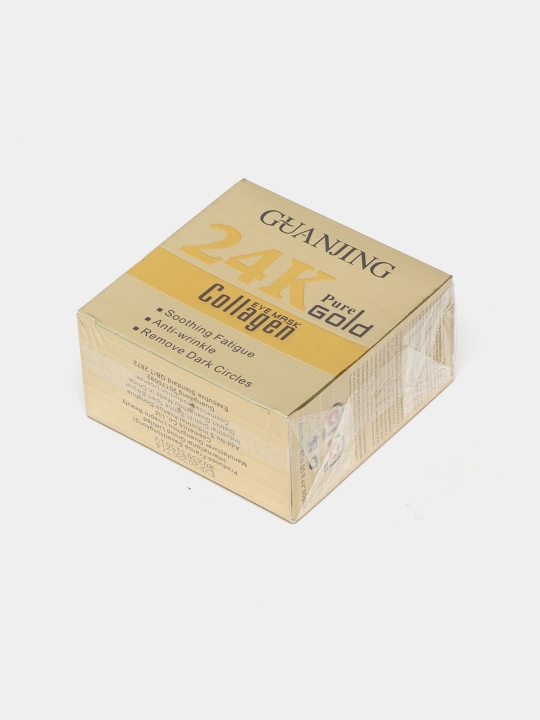 Гидрогелевые патчи для глаз Guanjing 24K Gold Collagen, с золотом и коллагеном, 60 шт