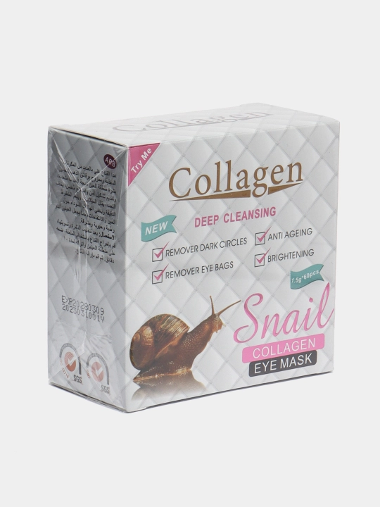 Гидрогелевые патчи для глаз Collagen Snail Eye Mask, 60 шт
