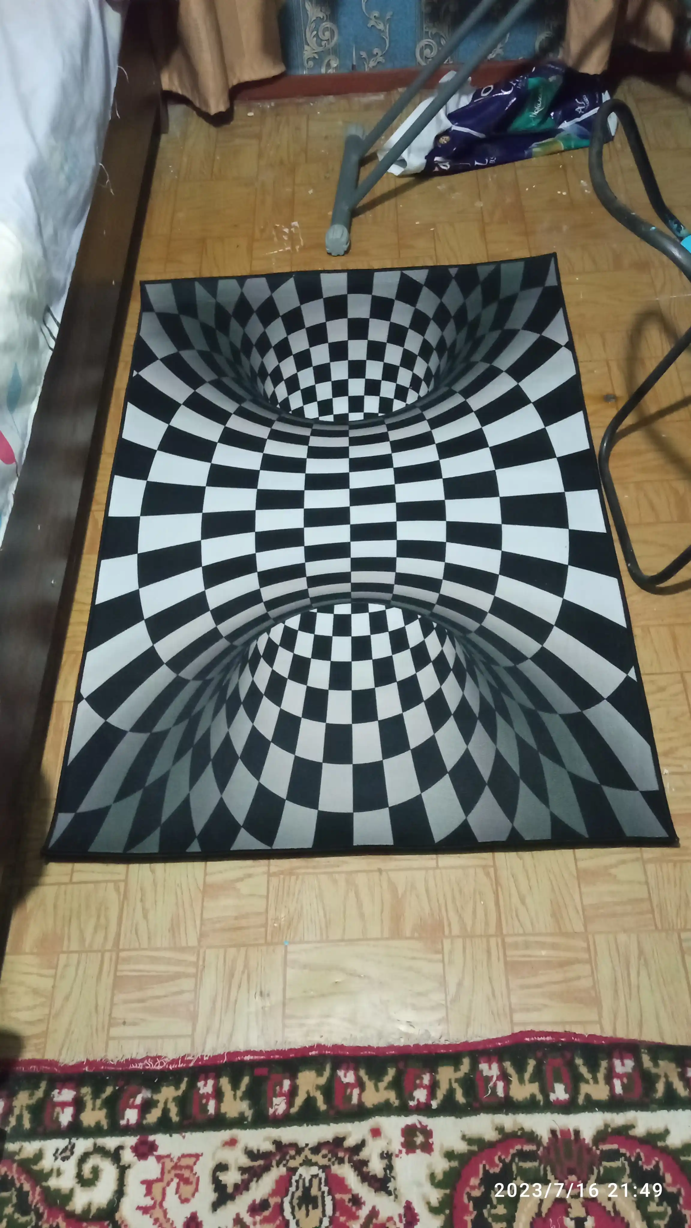 Ковер с 3D рисунком для прихожей, спальни, кухни, 120 * 80 см