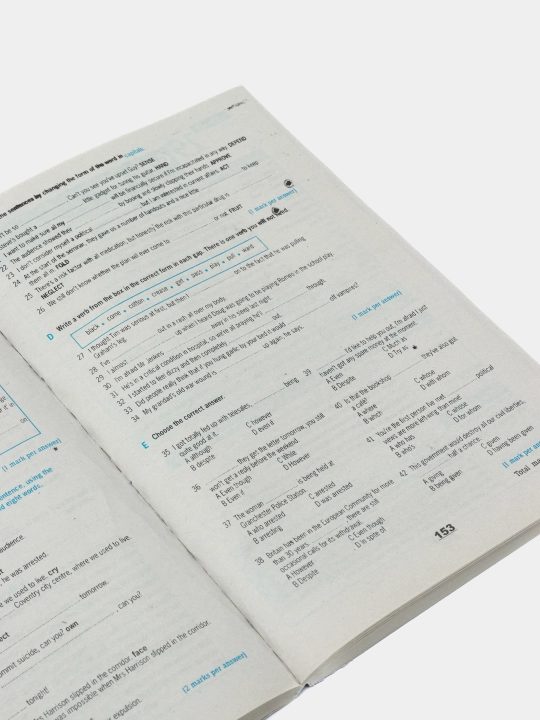 Destination A1, A2, B1, B2, C1 & C2 — ingliz tili grammatikasi va lug‘at, variantlar