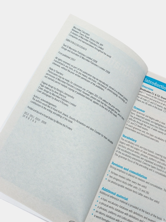 Destination A1, A2, B1, B2, C1 & C2 — ingliz tili grammatikasi va lug‘at, variantlar