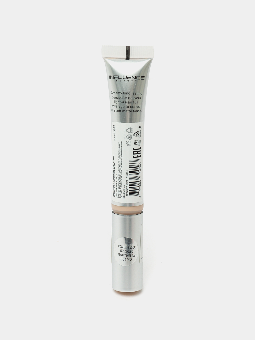 Konsiler Influence Beauty Replicant, chidamli, ton 01, 10 ml