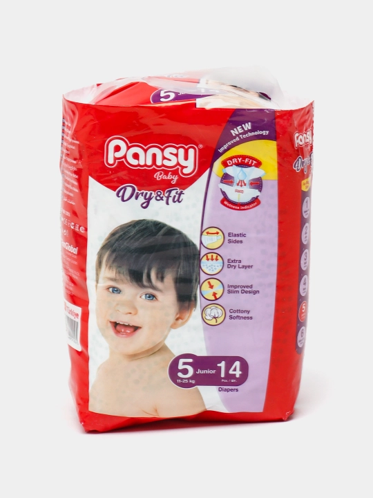 PANSY  КП ЭКО ПОДГУЗНИКИ NO5 JUNIOR 14 шт. - 