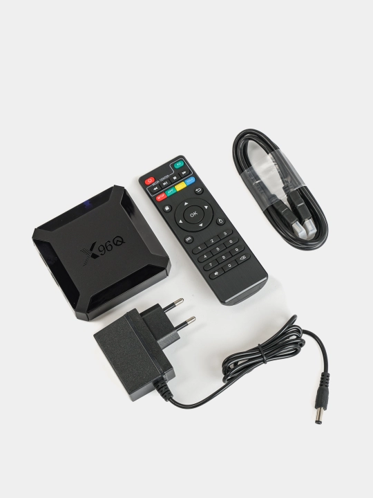 ТВ-приставка Smart, TV Box Android X96Q, 2 ГБ / 16 ГБ, 8 ГБ / 128 ГБ