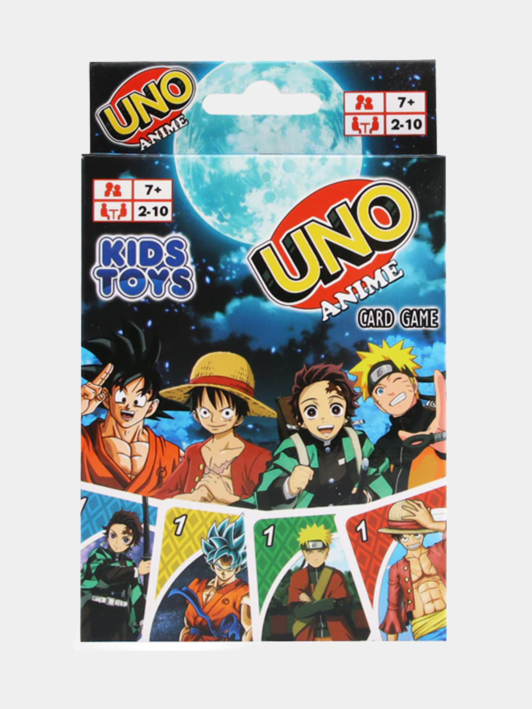 Настольная игра UNO Anime, для компании 2-10 человек, 108 карт купить по  низким ценам в интернет-магазине Uzum (666459)