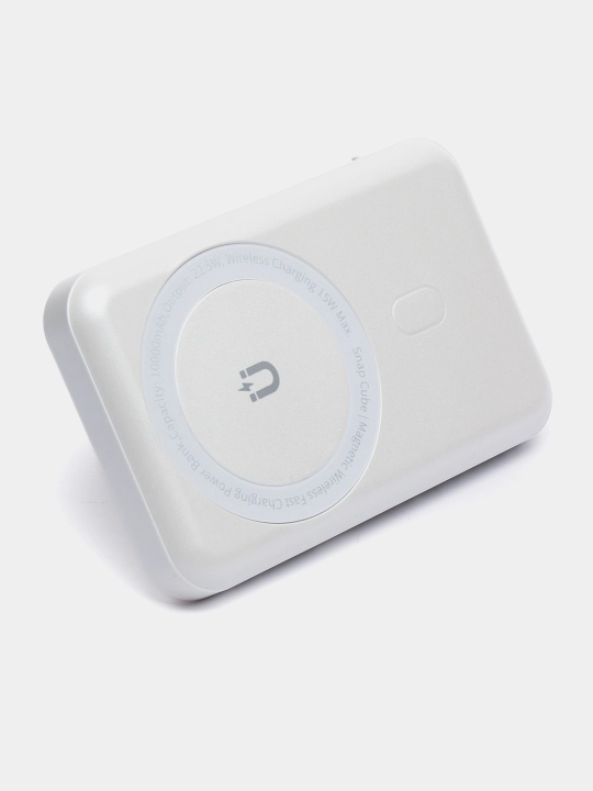 Wiwu Snap Cube Magnetic Wireless Charger Power Bank 10000mAh quvvat banki - 