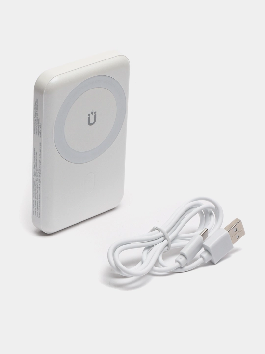 Wiwu Snap Cube Magnetic Wireless Charger Power Bank 10000mAh quvvat banki