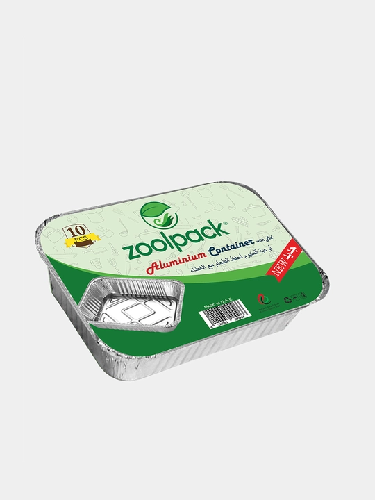 Контейнер алюминиевый с крышкой Zoolpack, 10 шт, 8389