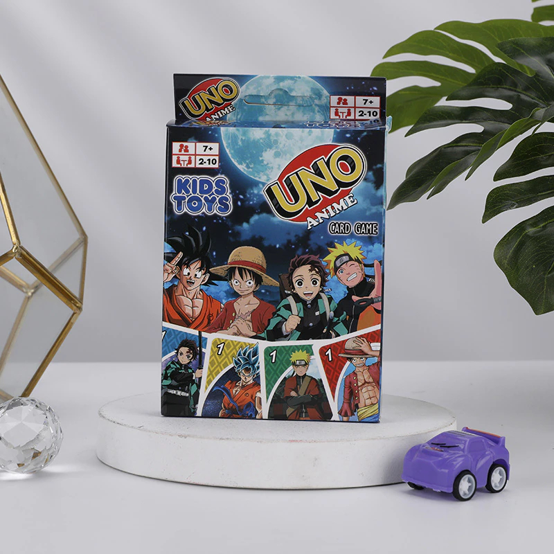 Настольная игра UNO Anime, для компании 2-10 человек, 108 карт фото