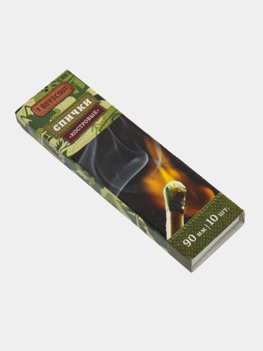 Gulxan uchun gugurtlar BoyScout, 90mm, 10 dona