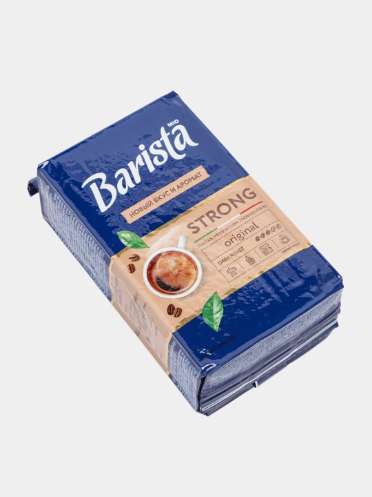 Qovurilgan maydalangan qahva Barista MIO Strong, 225 g