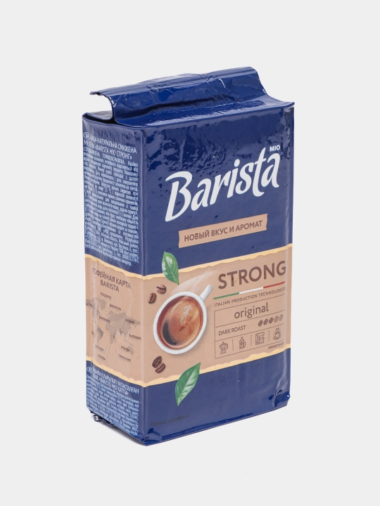 Qovurilgan maydalangan qahva Barista MIO Strong, 225 g
