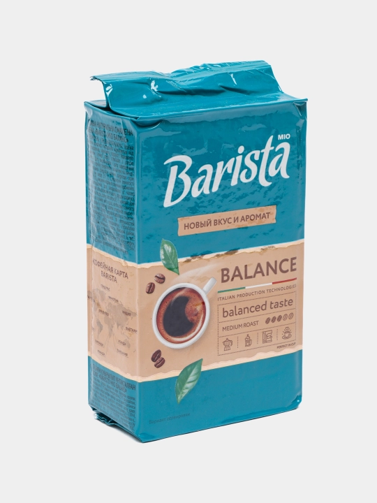 Tabiiy qovurilgan maydalangan qahva Barista Mio Balance, 225 g