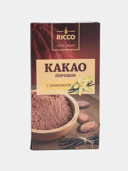 Kakao kukuni Ricco, vanil bilan, 100 g