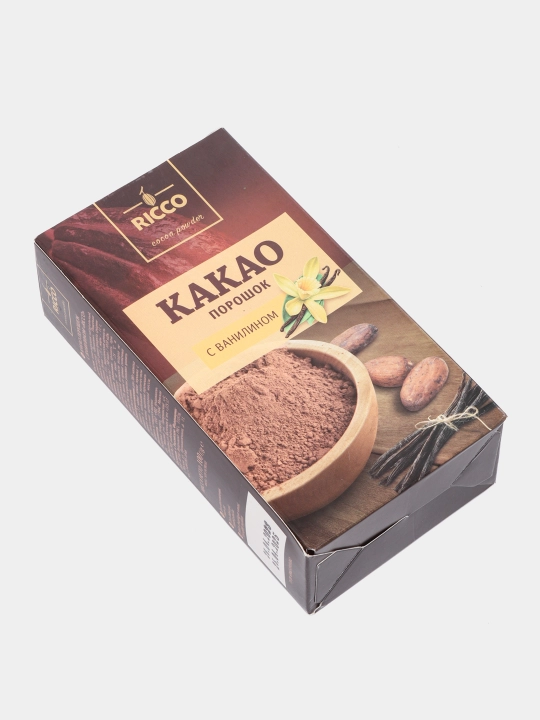Kakao kukuni Ricco, vanil bilan, 100 g