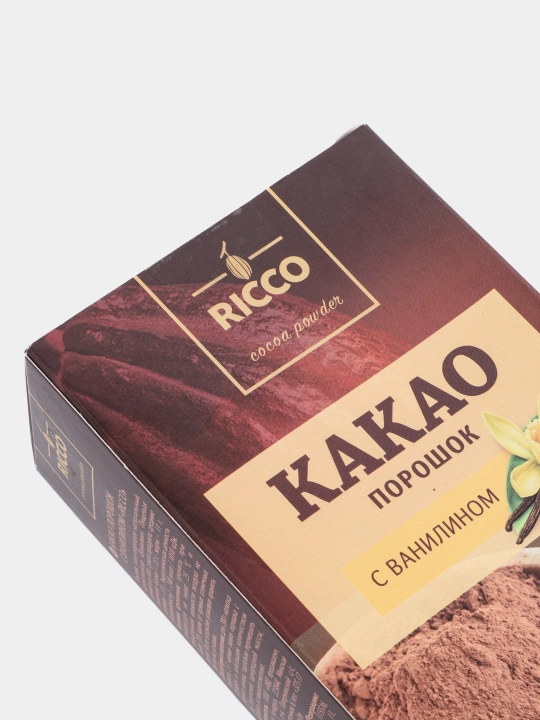 Kakao kukuni Ricco, vanil bilan, 100 g